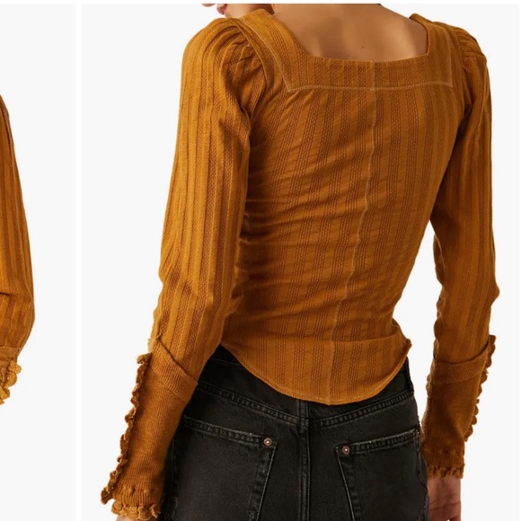 FREE PEOPLE COULD I LOVE YOU MORE TOP - Picture 3 of 4